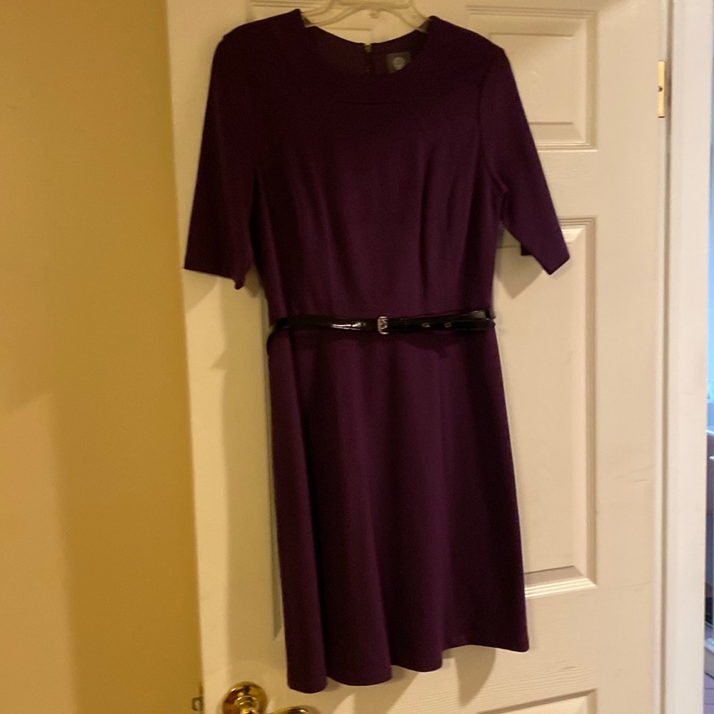 Vince Camuto Elbow Sleeve Ponte Dress